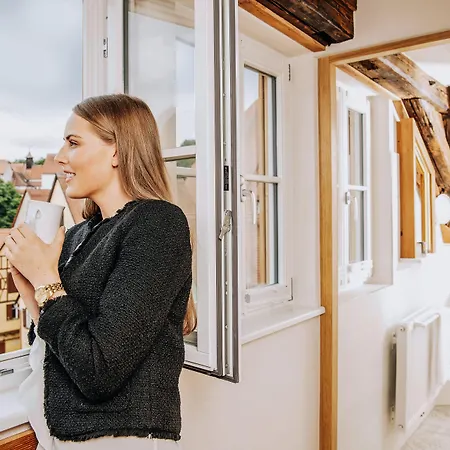Szálloda Altstadtmittehotel Sonne Dinkelsbühl